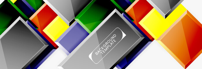 Square geometric composition