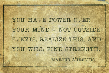 power over mind MAurelius