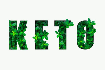  Word KETO from green leaves