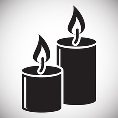 Yoga related icon on background for graphic and web design. Simple vector sign. Internet concept symbol for website button or mobile app.