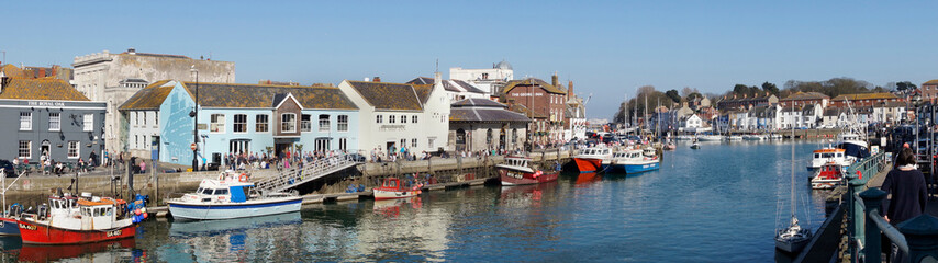 Fototapeta na wymiar UK, England, Dorset, Weymouth old Harbour