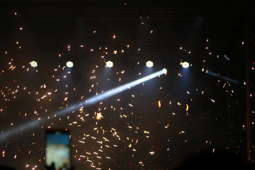 People shoot on the phone salute on the street