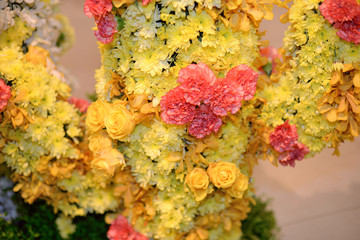 bouquet of yellow flowers