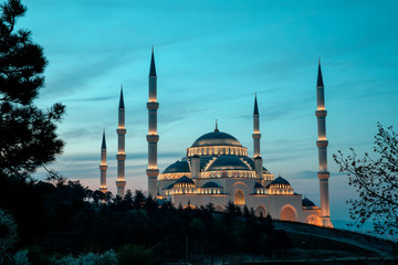 Istanbul Camlica Mosque or Camlica Tepesi Camii, Istanbul, Turkey