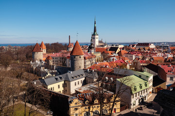 Fototapeta na wymiar Old Town Tallinn