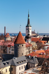 Naklejka na ściany i meble Old Town Tallinn
