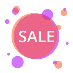 Sale label illustration