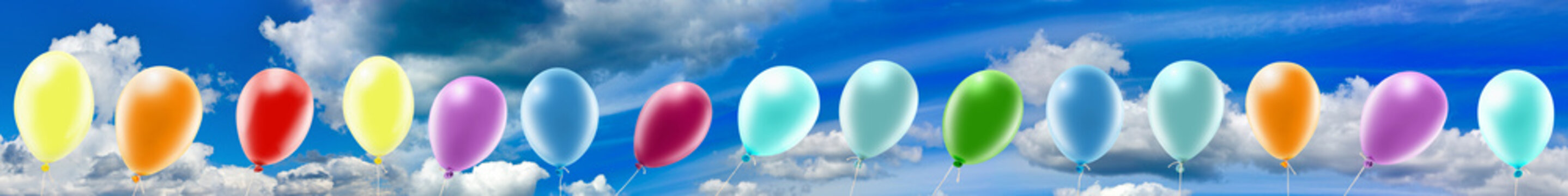 image of balloons against the sky