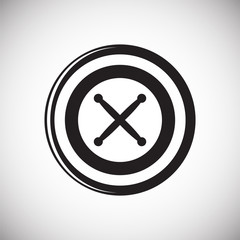 Casino icon on background for graphic and web design. Simple vector sign. Internet concept symbol for website button or mobile app.