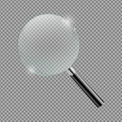 Magnifying glass Isolated Transparent Background