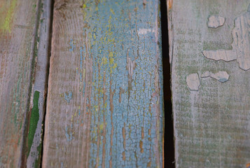 Wooden painted plank texture - background image.