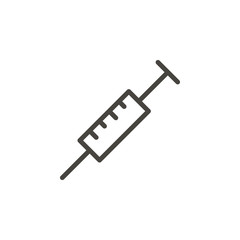 Dope, injection, medical vector icon. Element of medicine for mobile concept and web apps illustration. Thin line icon for website design and development. Vector icon