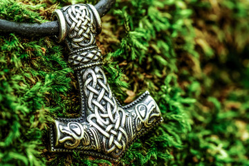 Scandinavian amulet in the form of the Thor's hammer - 