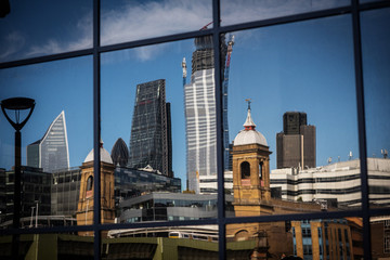 Reflections in the window