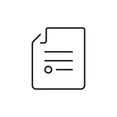 File Icon. Document Symbol Modern Simple Vector For Web Site Or Mobile App