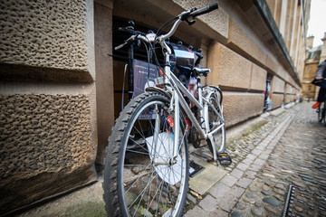 Fototapeta na wymiar Bike in the street