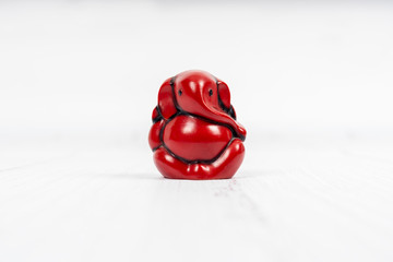 elefante rojo, Ganesh de religion india