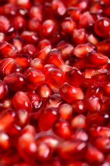 Pomegranate isolated on white