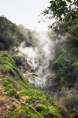 Rotorua geothermal park in New Zealand