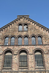 Naklejka premium altes fabrikgebäude in bochum, deutschland
