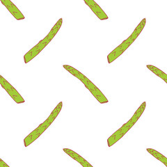 Asparagus seamless pattern