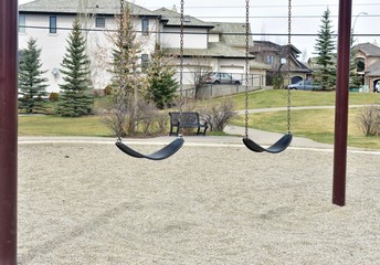 Children playground swing set for babies and kids to play and enjoy