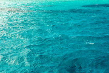 texture blue sea or ocean water full frame