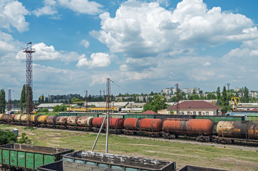 City railway commodity station