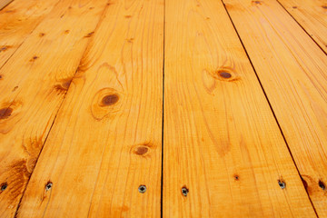 Boards treated with protective impregnation. Vertical view. Background. Texture.