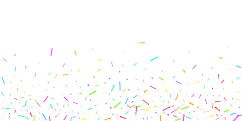 Sprinkles grainy. Cupcake donuts, dessert, party