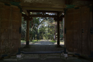 Fototapeta na wymiar 寺の風景