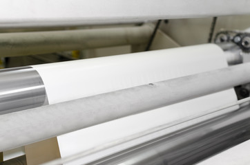 polygraphic process in a modern printing house