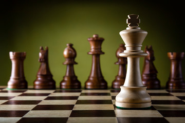 Partie de jeu d'échecs