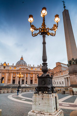 Fototapeta na wymiar View from Vatican city, the heart of Catholic Christianity
