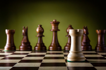 Partie de jeu d'échecs