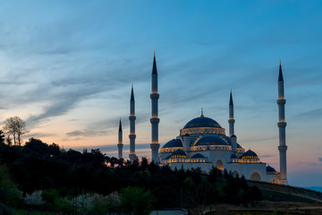 Istanbul Camlica Mosque or Camlica Tepesi Camii, Istanbul, Turkey