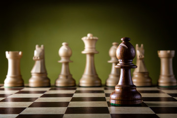 Partie de jeu d'échecs