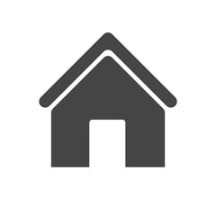 Grey home homepage icon vector icon eps10. Home website icon.
