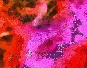 Abstract background in mixed colors. Oil and watercolor design elements. Design template for covers, posters and banners. Simple macro close-up paint brush strokes.