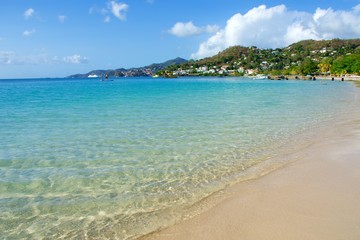 Clear beach, grenada