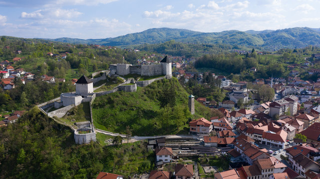 Castle in Tesanj, Bosnia and Herzegovina