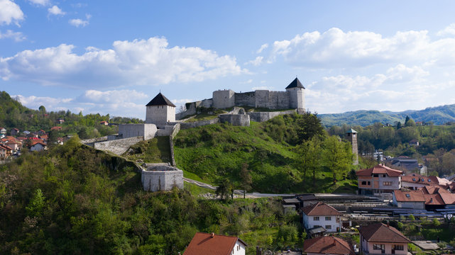 Castle in Tesanj, Bosnia and Herzegovina
