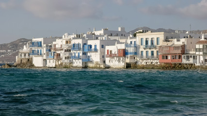 little venice on the greek island of mykonos