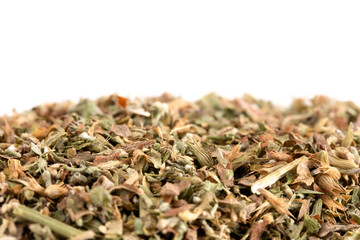 Pile of Catnip on a White Background