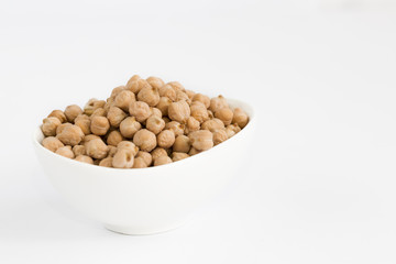 Chickpeas in bowl