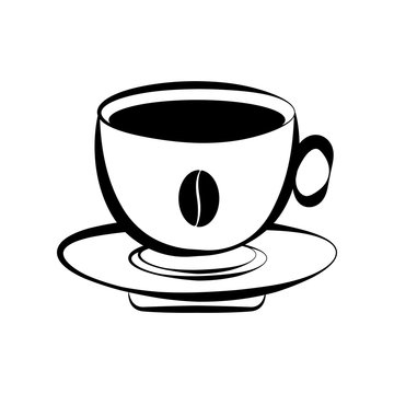 Isolated coffee cup icon. Vector illustration design