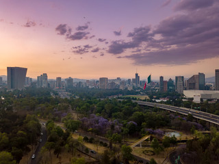 Fototapeta na wymiar Mexico City - Panoramic view