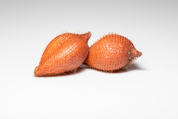 Salak fruit. Salacca ,zalacca on white background