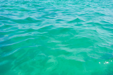 Surface of a ocean beach water in Phu Quoc Vietnam in daylight