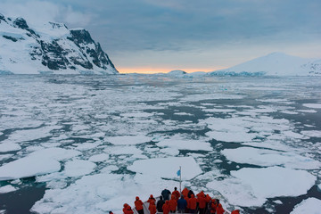 Ice Breaking in Antarctica © Tom